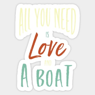 Funny Boating Phrase for Boater Sticker